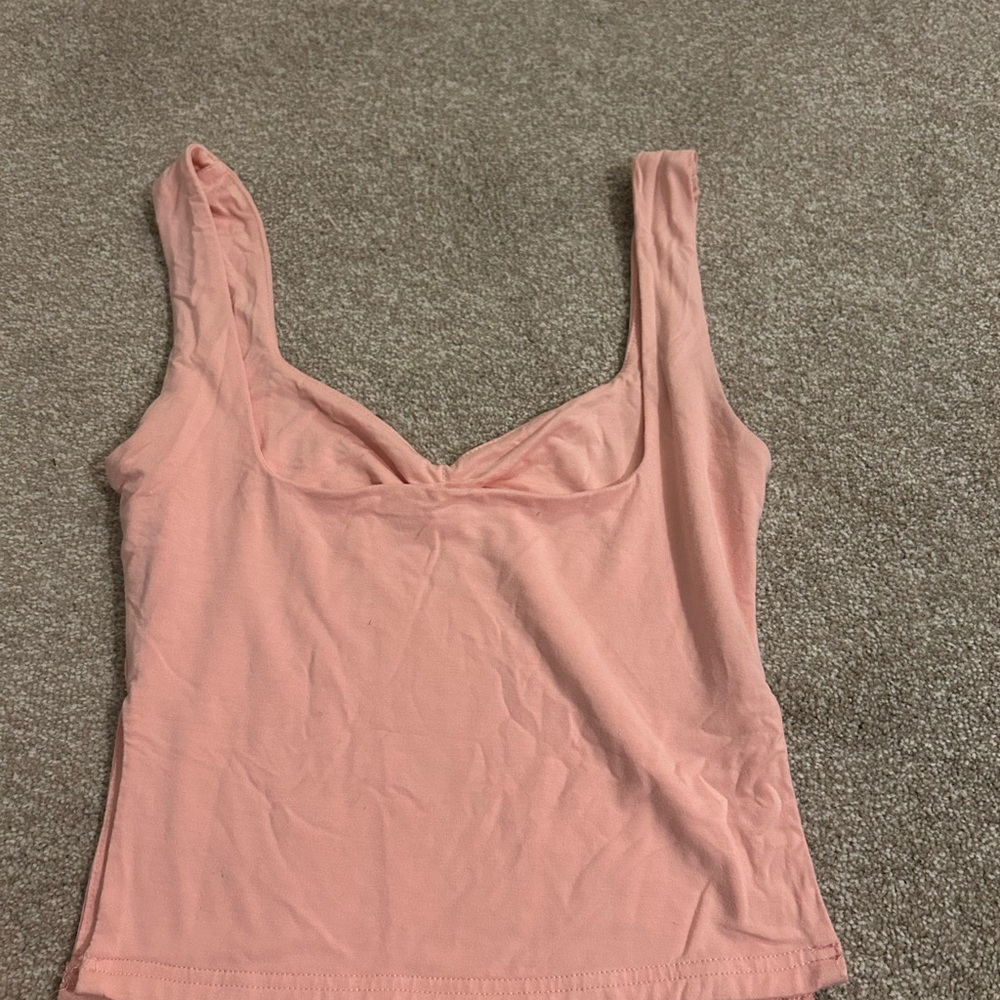 Women's Pink Sleeveless Top